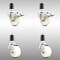 Service Caster 3 Inch 316SS Nylon Swivel 1-1/2 Inch Expanding Stem Caster Lock Brake SCC, 2PK SCC-SS316TTLEX20S314-NYS-2-S-2-112 - alternate 1